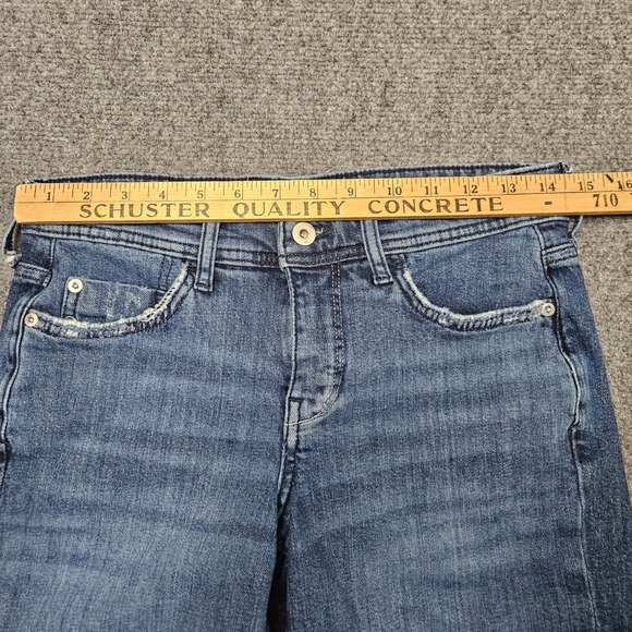 Pilcro‎ x Anthropologie Boyfriend Denim Shorts Size 26 Blue Faded Casual Summer - Picture 6 of 8